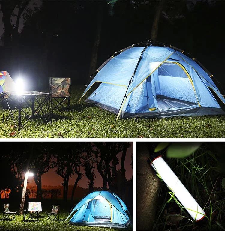Goldmore2 Outdoor Tube Waterproof Tent Light Rechargeable LED Camping Lantern