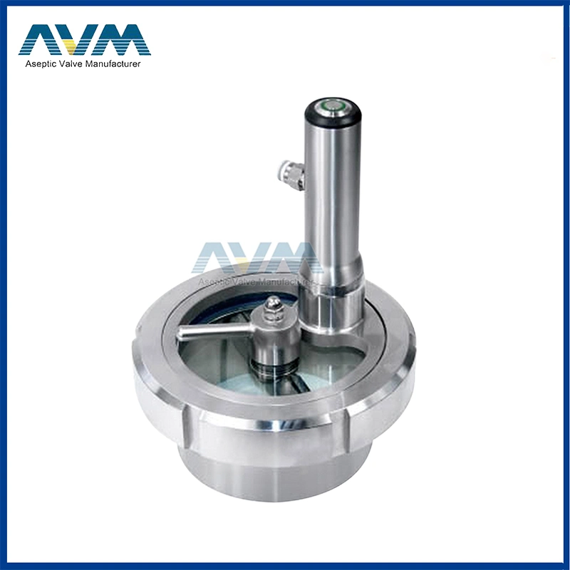 Stainless Steel Sanitary Union Sight Glass with LED Light