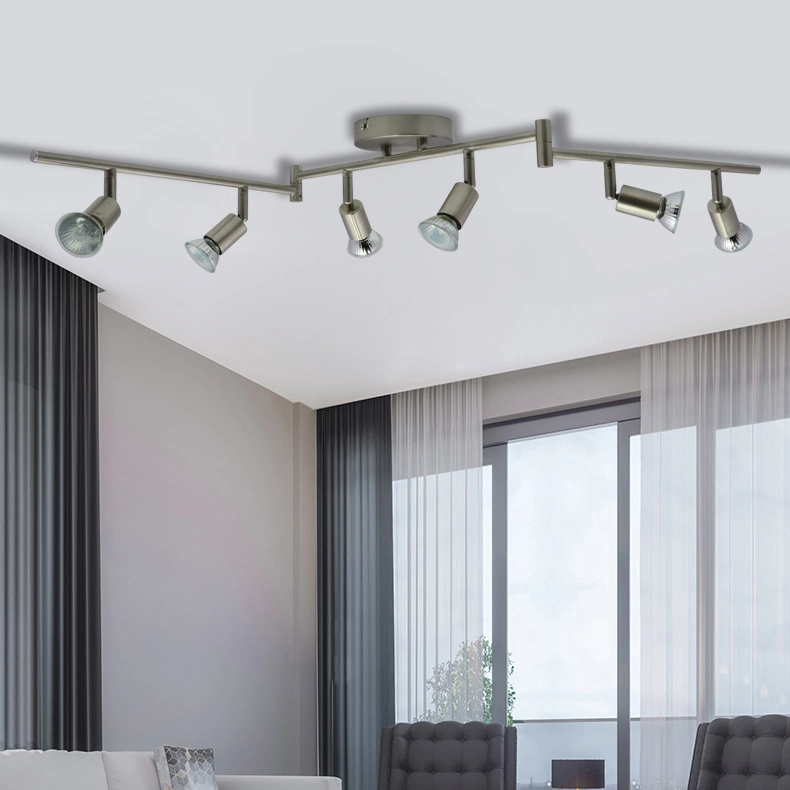 Schlafzimmer Wohnzimmer Home Hotel Verstellbare Wandleuchte 6 Köpfe Faltbare dekorative GU10 LED-Spot-Licht