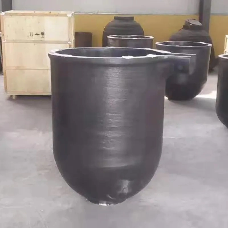 Copper and Aluminum Melting Sic Crucible Silicon Carbide Graphite Crucible