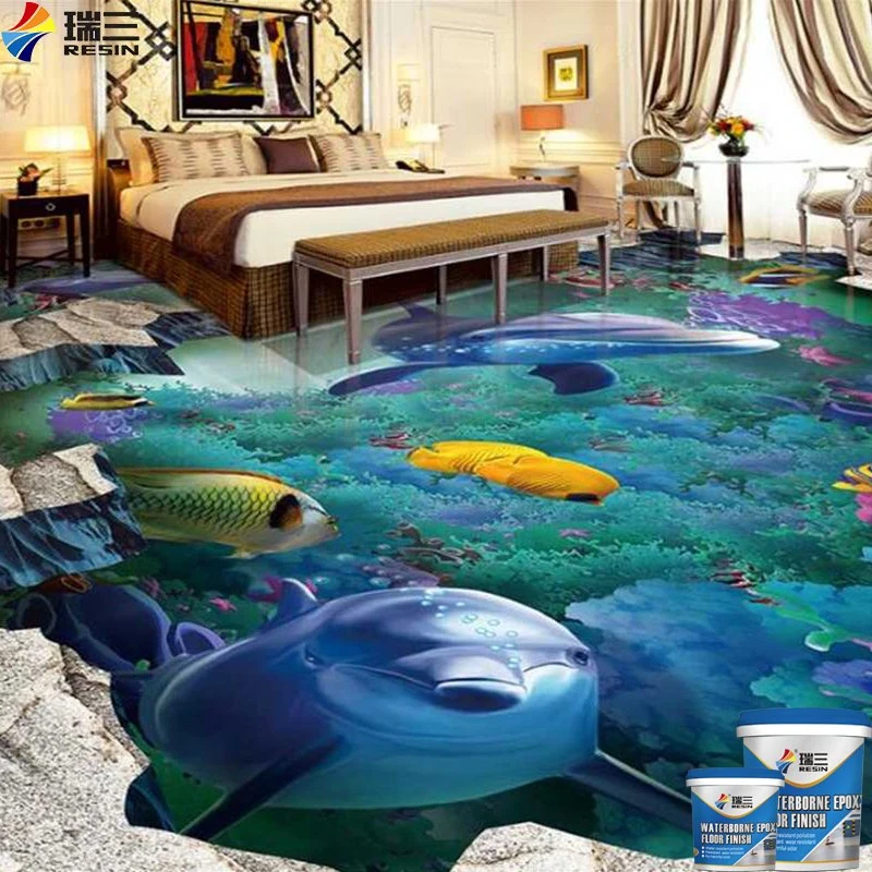 3D Epoxy Resin House Flooring Paint