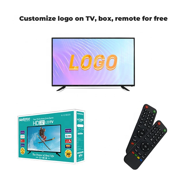 Precio más bajo de la fábrica OEM 32/39/40/42/43/50/55/65 pulgadas OLED UHD Televisión LCD televisor inteligente Android WiFi televisor inteligente LED de 4K.