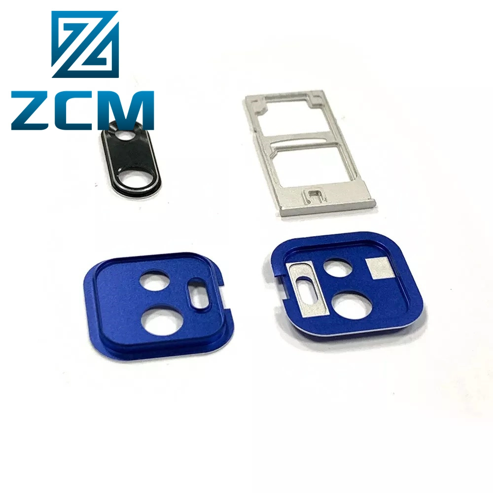 Shenzhen Mass Production CNC Machined Mobile Phone Camera Frame Custom Manufacturing Billet Aluminum Alloy Phone Parts