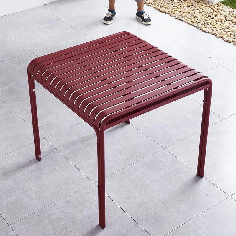 Hot Sale New Type Outdoor Coffee Table Aluminum Patio Dining Table