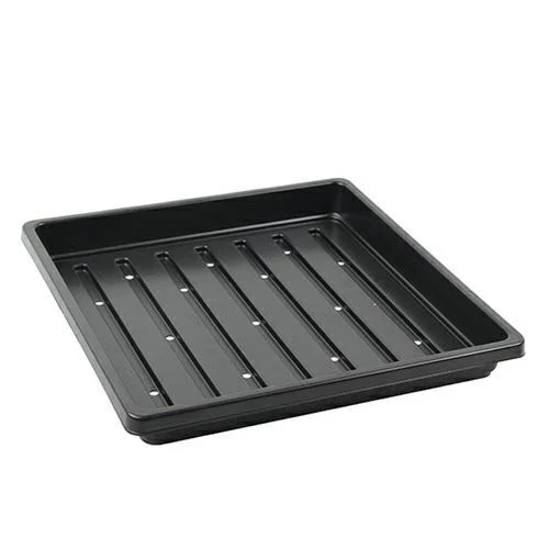 Widely Used Black Plastic Rice Seedling 128 Cells Seed Trays Plant Nursery Trays for Agriculture/Greenhouse/Farm/Garden