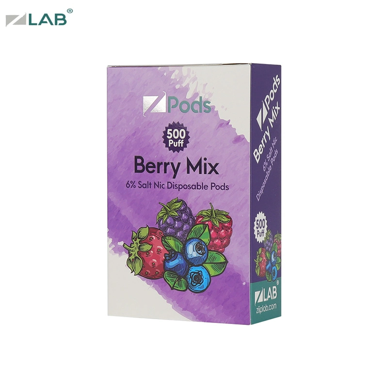 Zlab Original 500 Puffs for Disposable E-Cig Vape Pen Berry Mix Flavors Disposable Ecig