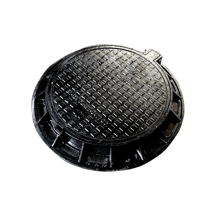 Good Quality En124 B125 Epoxy Coating 600 Dia Round Dci Ductile Iron Drain Manhole Cover Frames