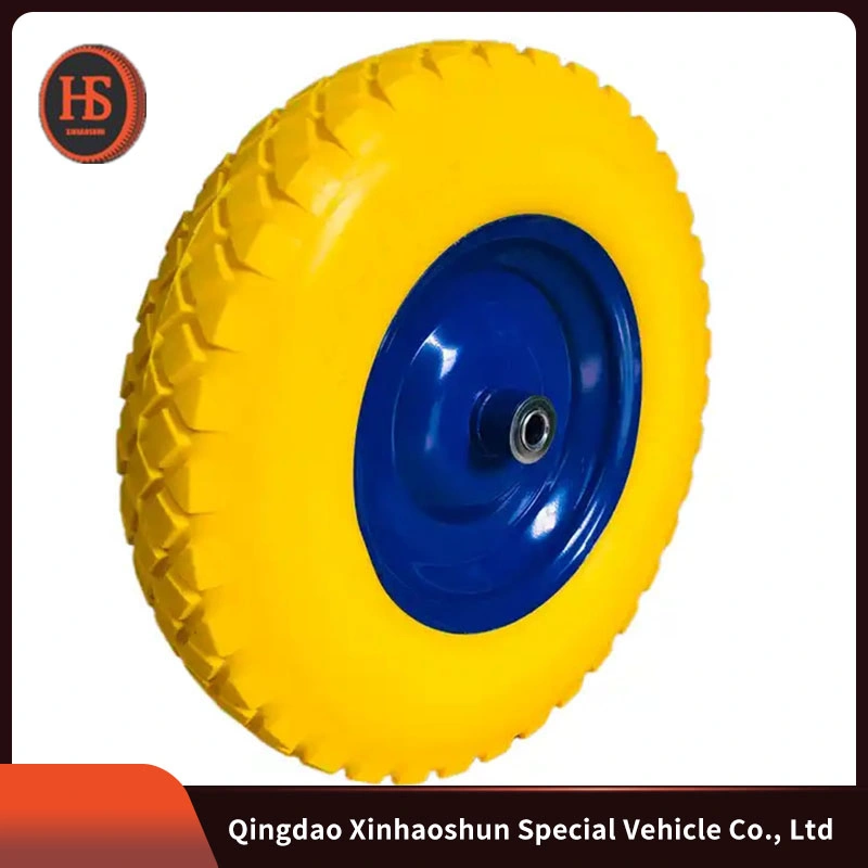 Good Quality 12 13 14 16 Inch PU Foam Rubber Tire Solid Flat Free 2.50-4 3.50-8 4.00-8