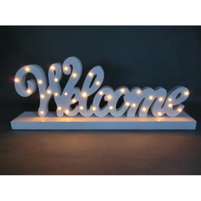 LED Christmas Decorative Lights Made of MDF