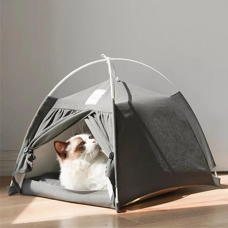 New Small Pet Tent Bedremovable Durable Fabric Cat Tent Tent