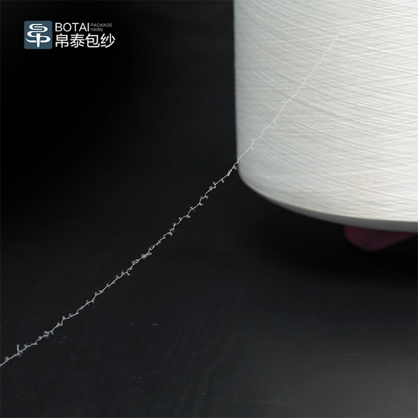 100% Polyester Air Covered Yarn Polyester Spun Yarn for Machine Knitting