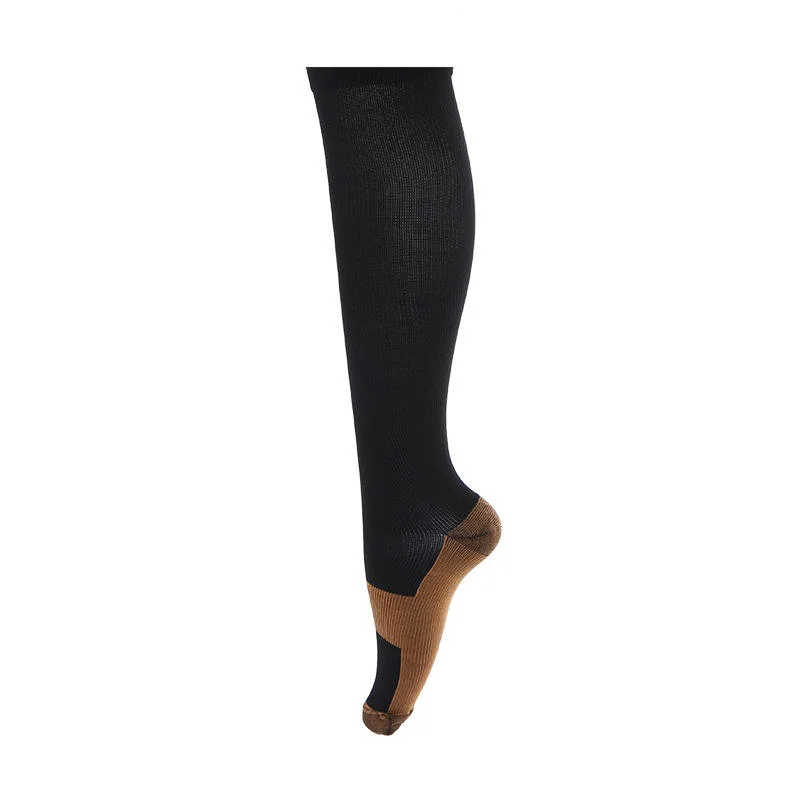 High quality/High cost performance  Colorful Nylon Custom Copper Infused Fibers Miracle Socks Compression Sport Socks 20-30 Mmhg Compression Stockings