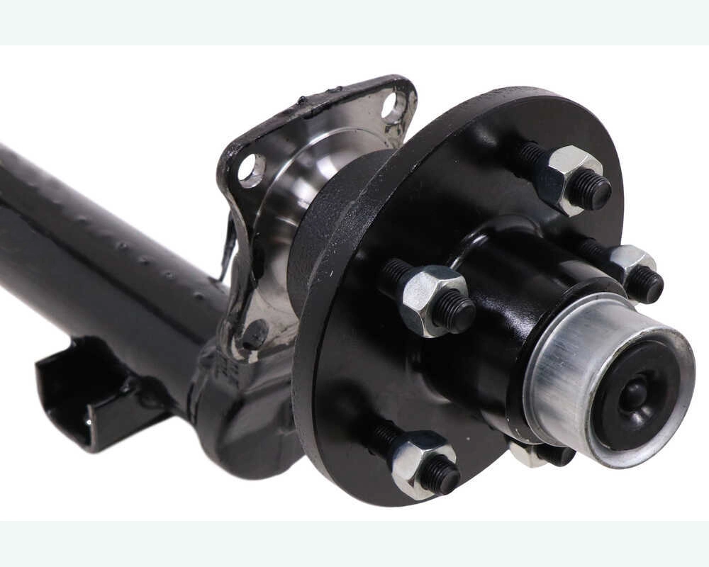 Trailer Axle with Idler Hubs - 4" Drop - 5 on 4-1/2 Bolt Pattern - 89" Long - 3,500 lbs