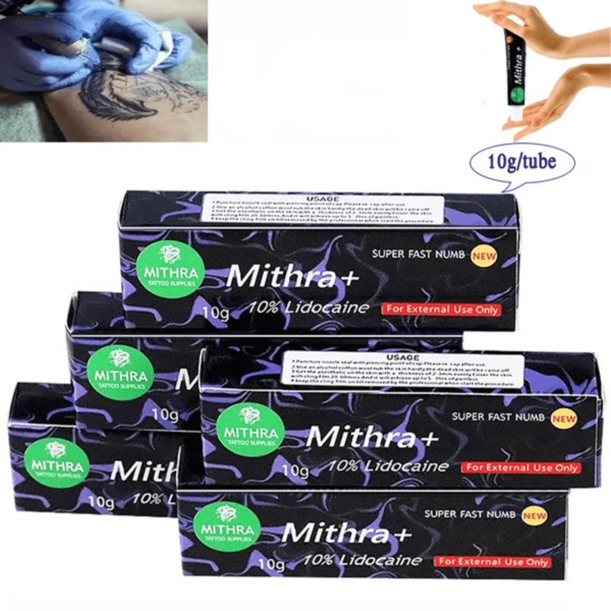 Factory New Mithra+ Numbing Cream Tattooing Piercing Anesthetic Cream Tattoo Supply