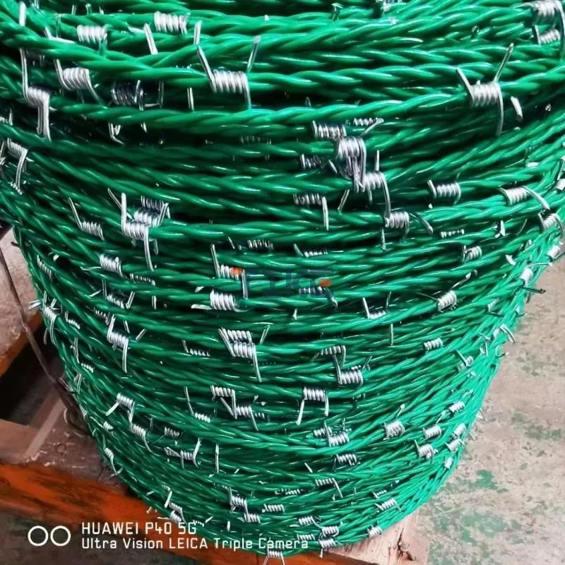 Customized Plastic Covered Barbed Wire Perfect for Yard or Crafts