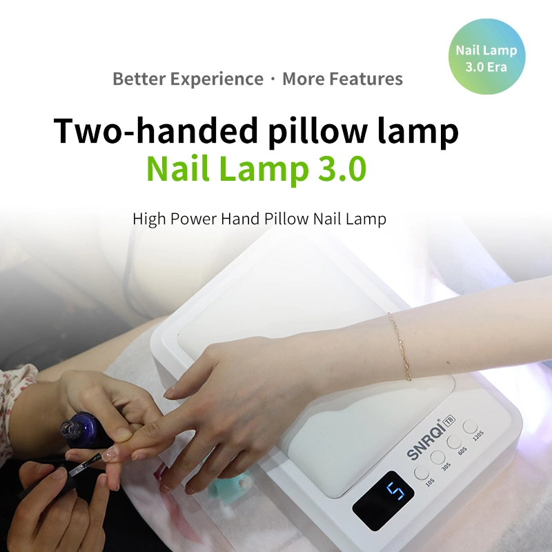 Meixin Professional 72W High Power PU Hand Pillow UV LED Dryer Nail Lamp for Nail Salon