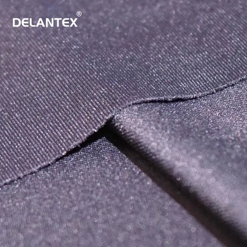 Lululemon tela Spandex de nailon elástico en 4 direcciones Tejido entrelazado para mallas Sujetador deportivo Activewear