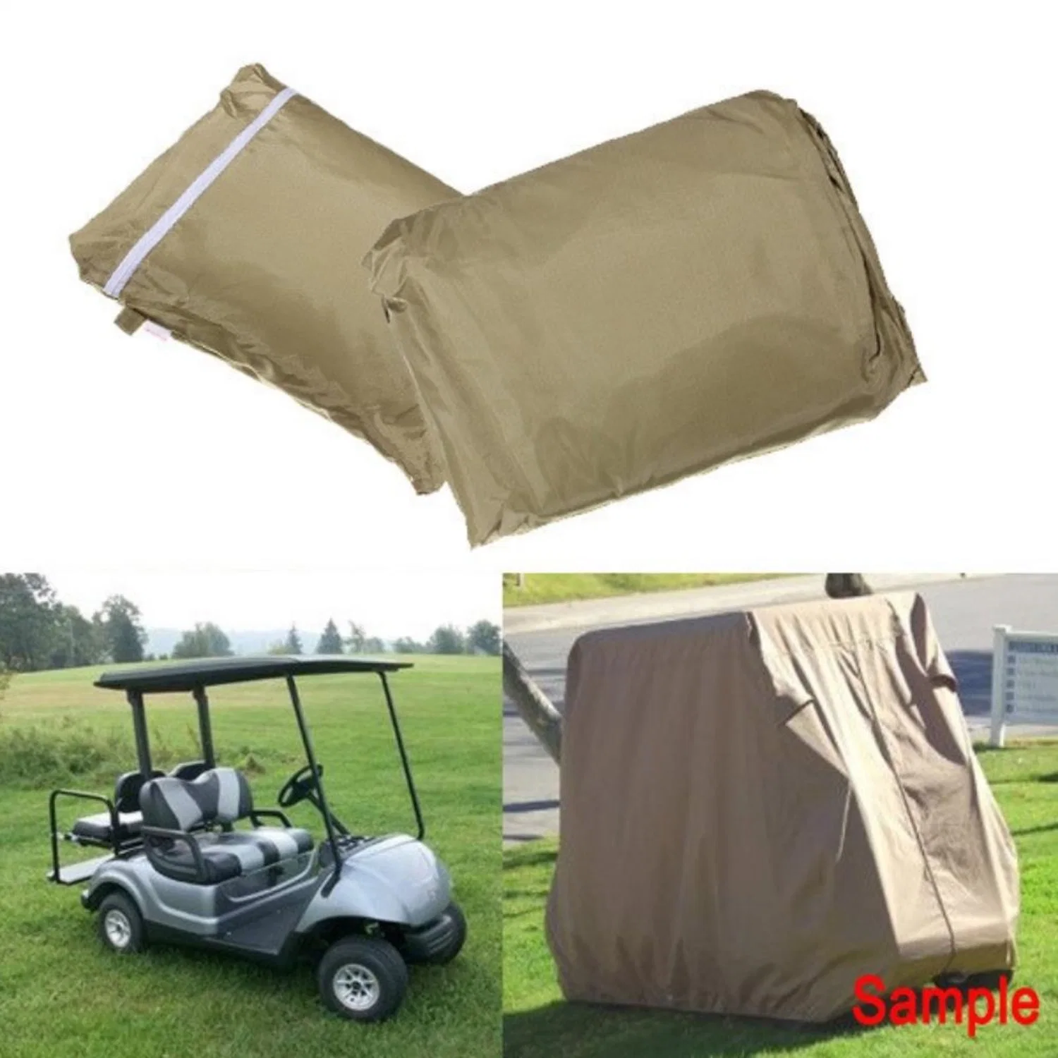 Passenger Golf Club Car Regenschutz Staubschutz Anti-UV Outdoor-Zubehör Wyz20605