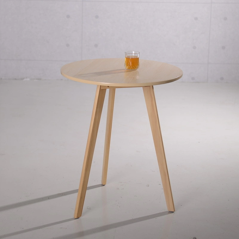 طاولة بسيطة طاولة طاولة صغيرة ذات مقعد خشبى وطاولة قهوة على طراز الموضة
