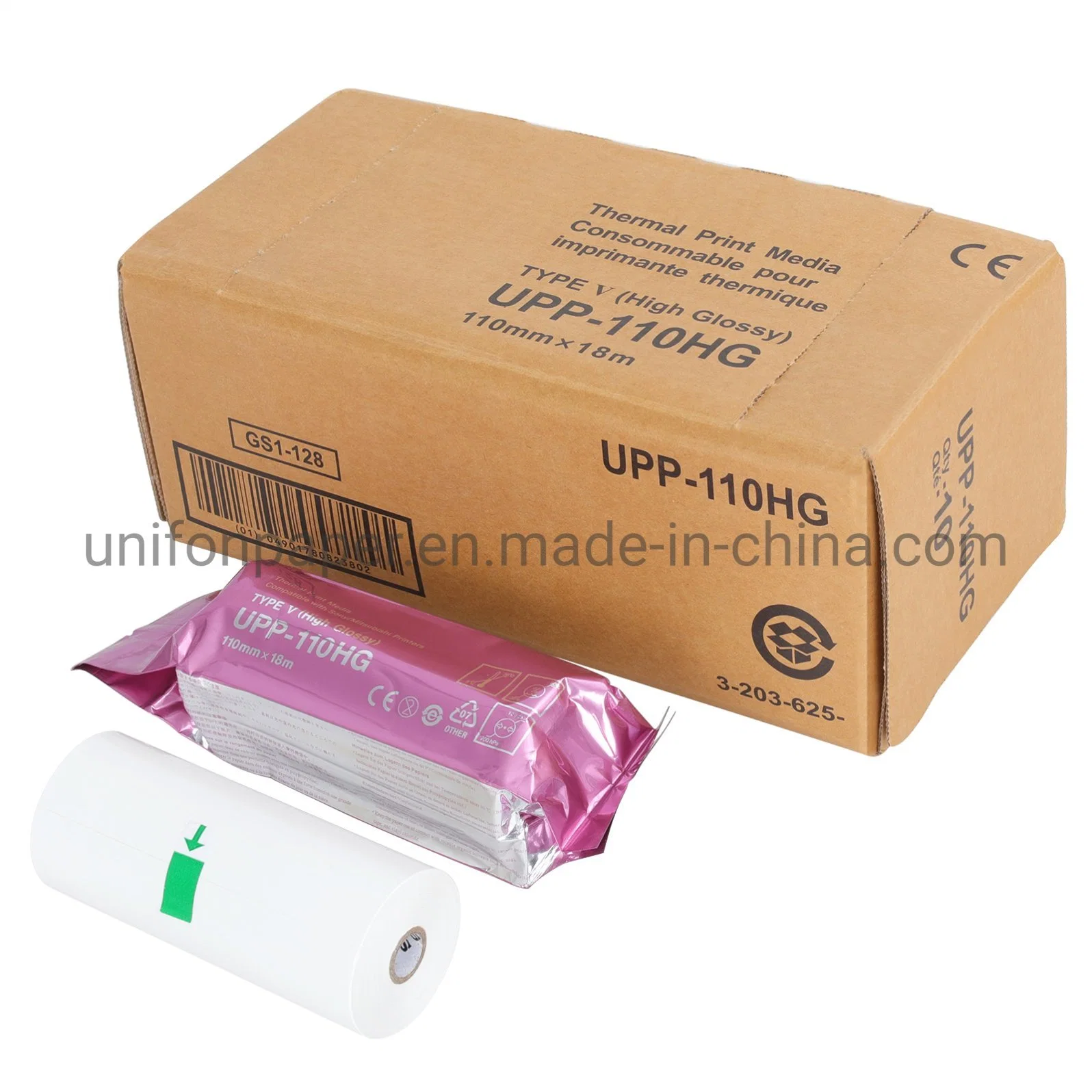 Thermal Ultrasound Paper Roll Upp 110hg for Sony Medical Video Printer