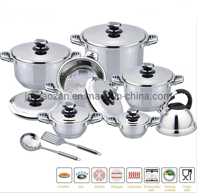 Menaje de cocina 16pcs utensilios de cocina de acero inoxidable el borde de la mosca utensilios de cocina para todas las cocinas