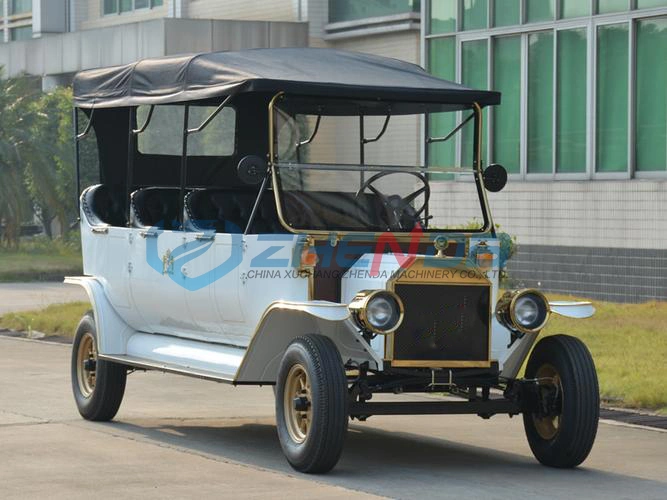 Nuevo precio de fábrica tres filas Multi-Person Bus Turístico de la batería eléctrica de la batería Four-Wheel Retro Cars