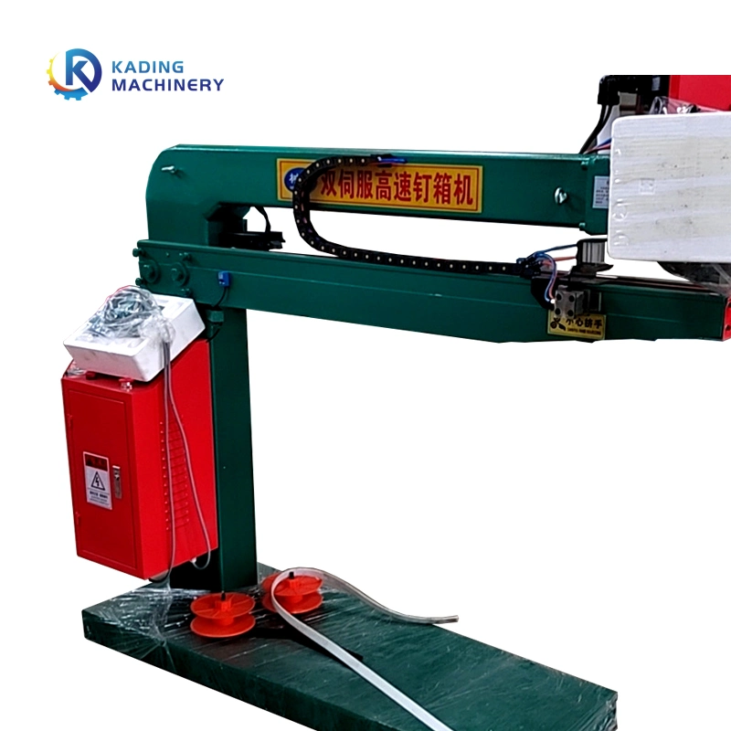 Manual Type Stitcher Double Servo Controlled Carton Nailing Stitching Machine