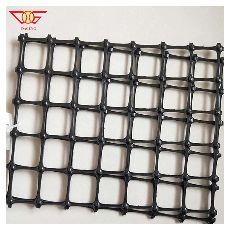 High Tensile Strength Road Construction PP Biaxial Plastic Geogrid