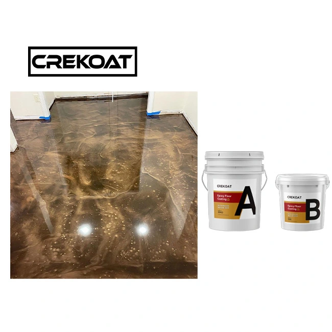 Hard Rock Scratch Resistant Clear Industrial Epoxy Resin Metallic Epoxy for Resin Flooring