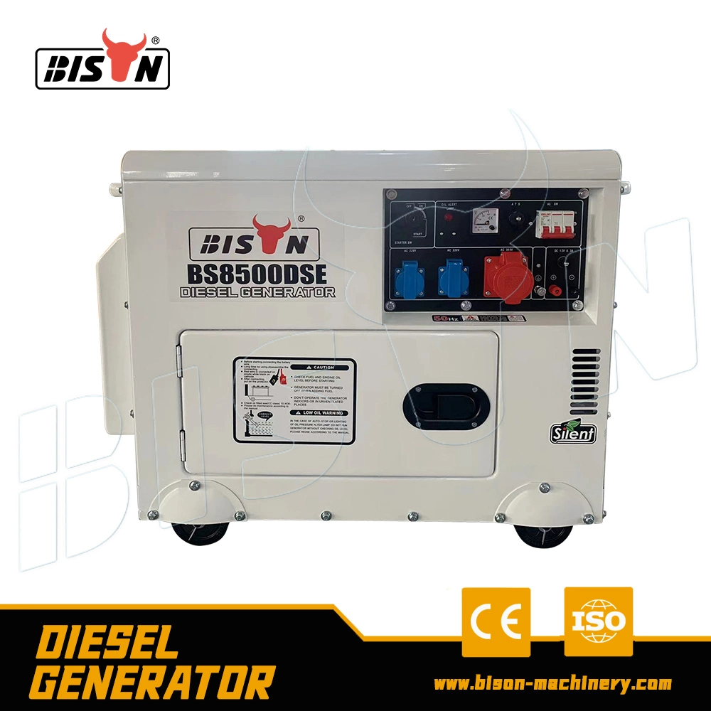 Bison Cheap 186fa 8HP Small Genset 5 Kw Air Cooled Diesel Engine Generator 5 kVA Silent Generator Price with CE Certified