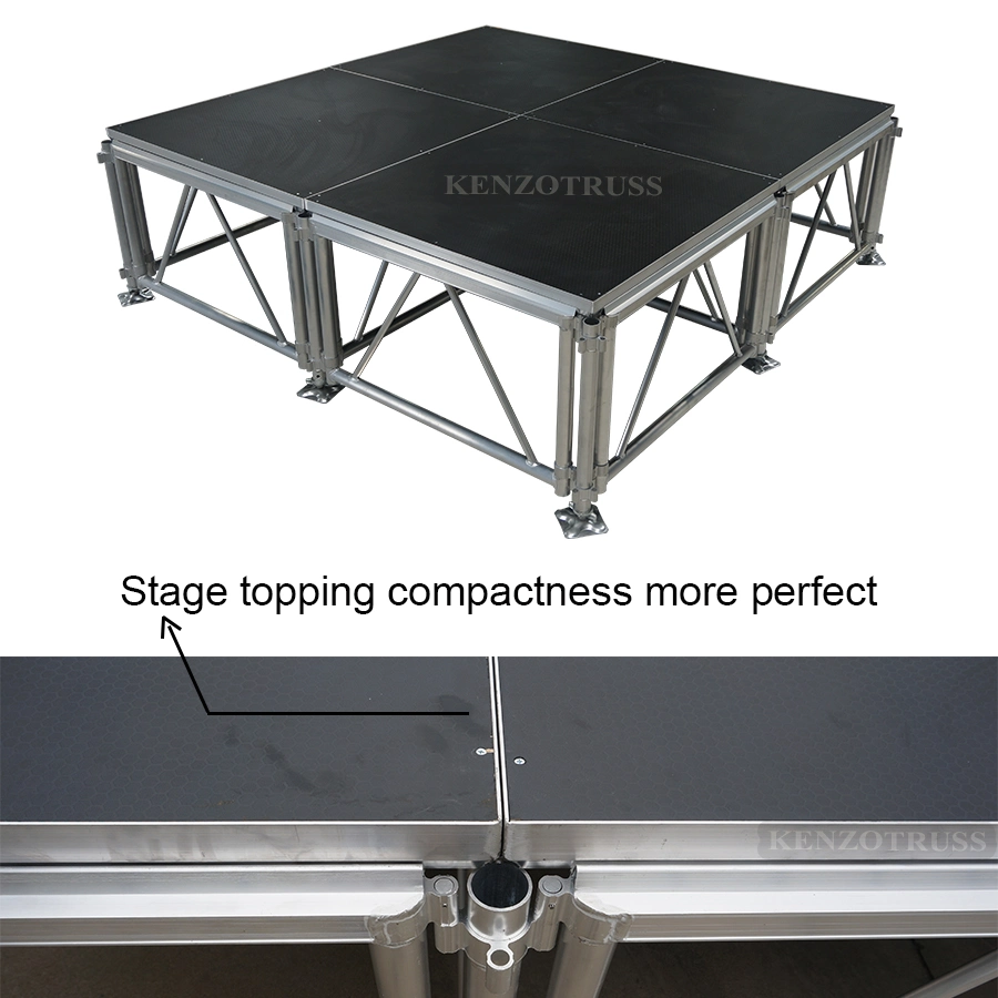 Outdoor High quality/High cost performance Aluminum Adjustable Truss Stage Platform