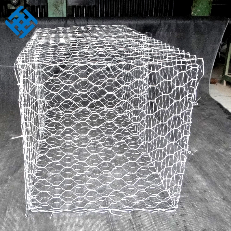 Caja de gaviones hexagonales galvanizados de plástico