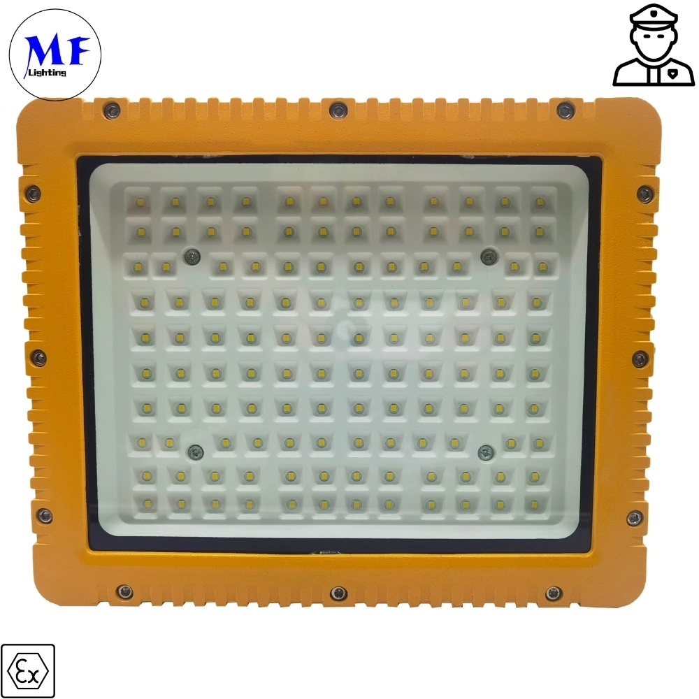 Factory Price 140lm/W 5 Years Warranty 100W 120W IP66 Ik10 LED Explosion Proof Light for Chemical Plant Oil Refinery Harsh Environment