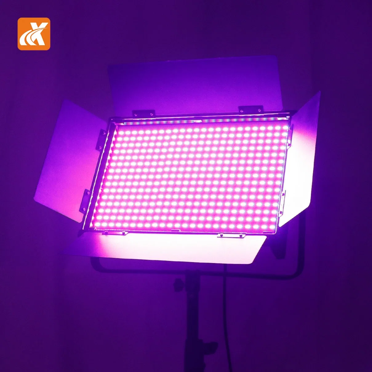 Model LED-RGB300 LED Panel Light 300W Power Aluminum Alloy Material Factory Best Soft Light for Video