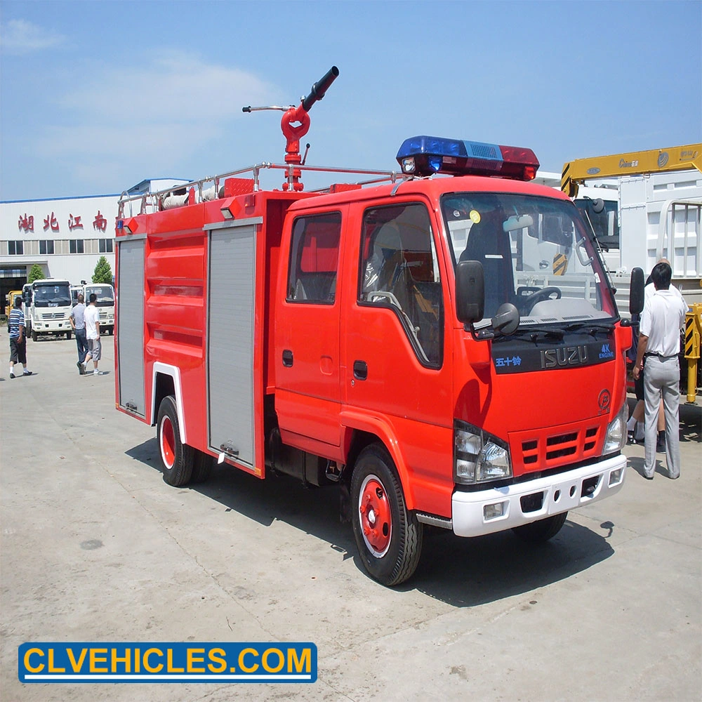 Isuzu 3000L Water Tank Fire Truck Fire Fighting Equipment