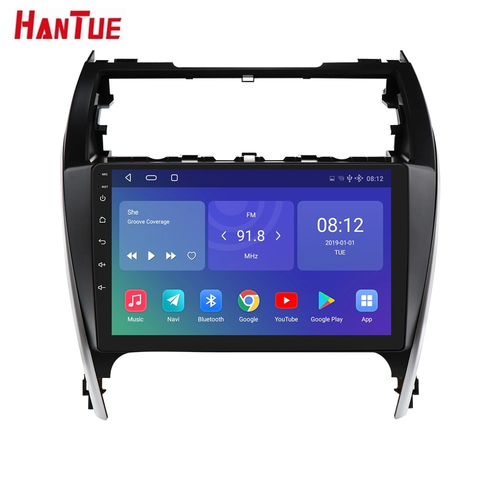 10,1 pulgadas Android 12 pantalla táctil de radio para Toyota Camry 2012-2014 Radio para coche Reproductor de vídeo multimedia estéreo