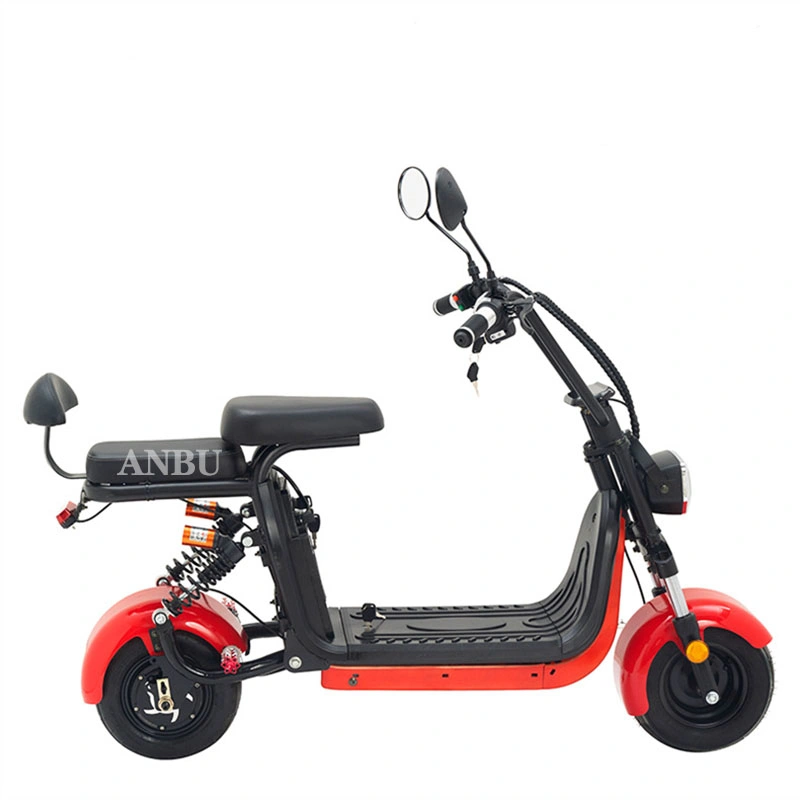 Double Scooter Électrique Citycoco Mini Bike 1000W 48V Scooter Électrique à Pneus Gras