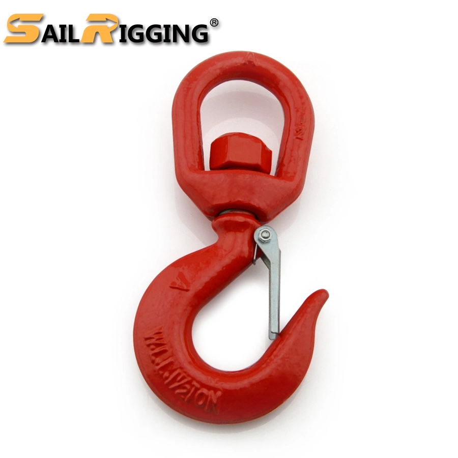 Us Type Drop Forged S-322 Swivel Hook with Safety Latch