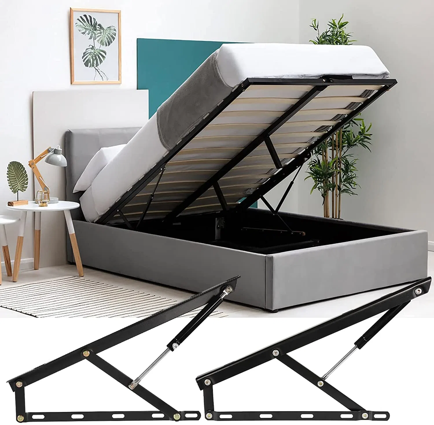 Cama de 90cm Elevador neumático de hardware para los muebles Sofa cama la colocación de muebles