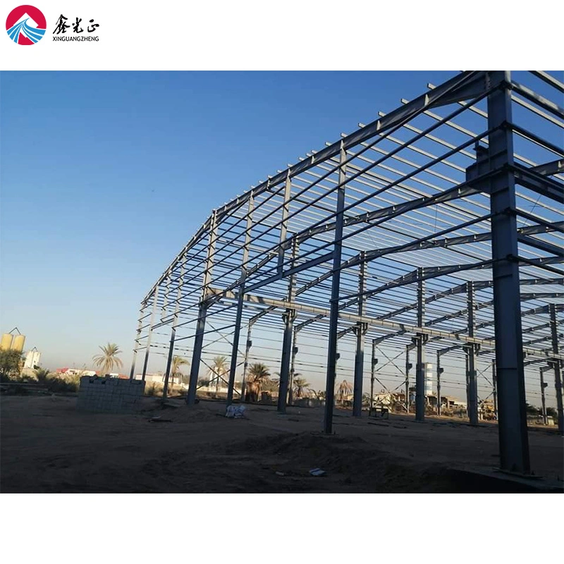 Gable Steel Structure Construction Frame Light Prefab Prefabricated Structural Storage