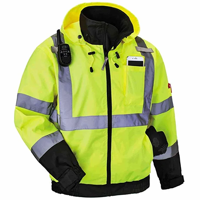 Traffic Safety Reflective Workwear High Visibility Reflective Jacket for Outdoor Activity