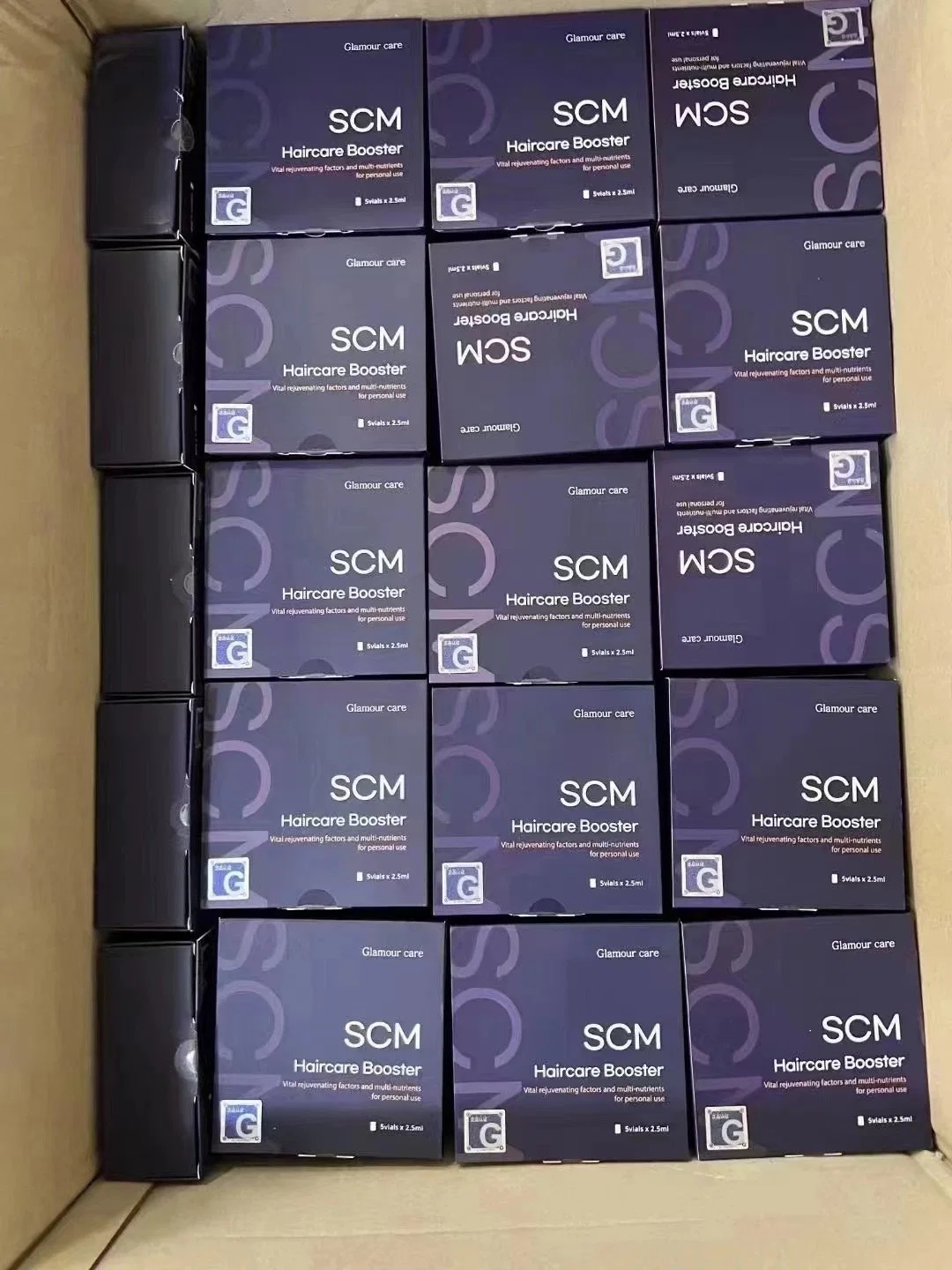 Scm Haircare Booster 5*2.5mldr Cyj Hair Filler Aape Efficient Hair Growth Products Stem Cell Growth Factors Anti Hairloss Treatment for Human Bald Hair Growth