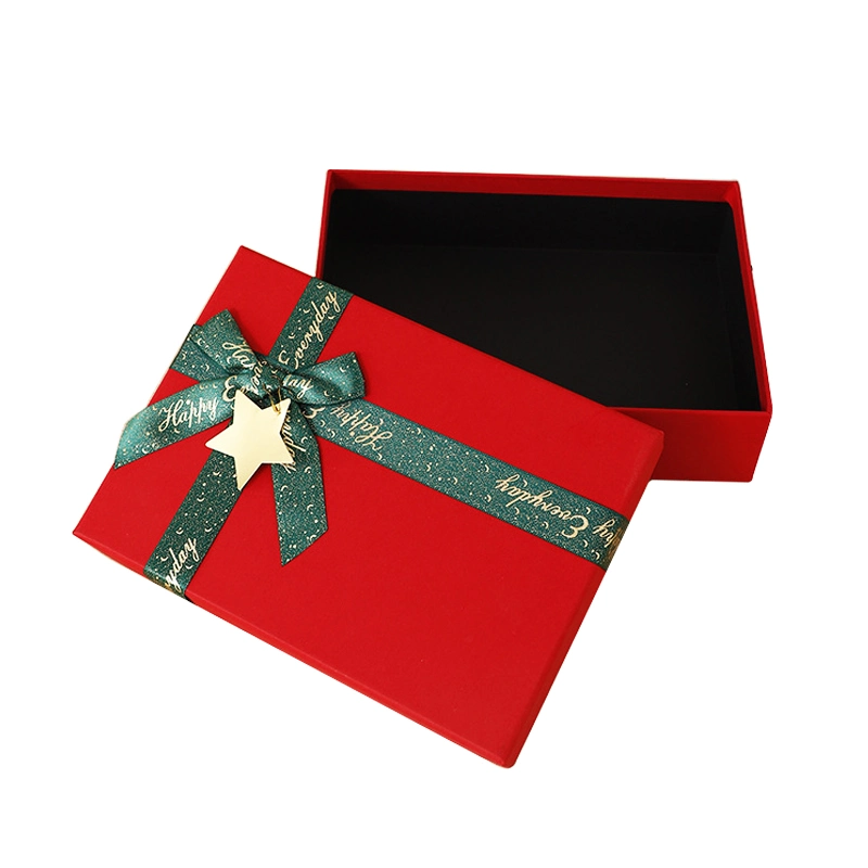 Custom Printed Logo Christmas Gift Boxes Decoration Luxury Christmas Packaging Gift Box