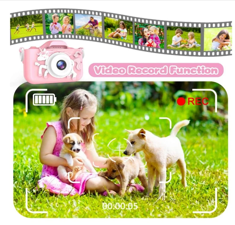 Cute Cartoon Children Fun Digital Pgoto Kids Photo Camera