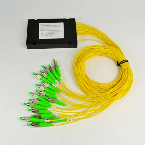 Gpon Passive PLC Optical Fiber Splitter with FC APC Connector