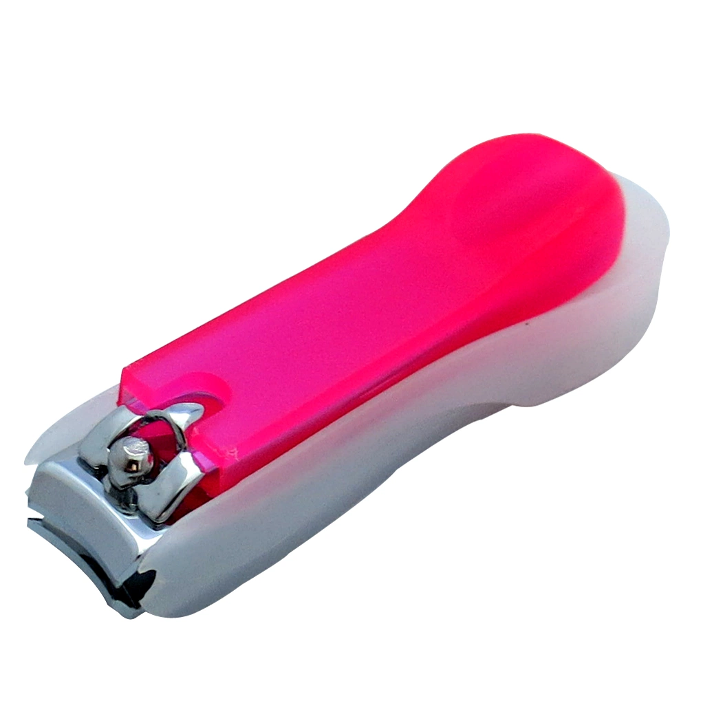 Small Size Beautiful Shaped Nail Clipper with Plastic Cover for Baby Care (608S-11)