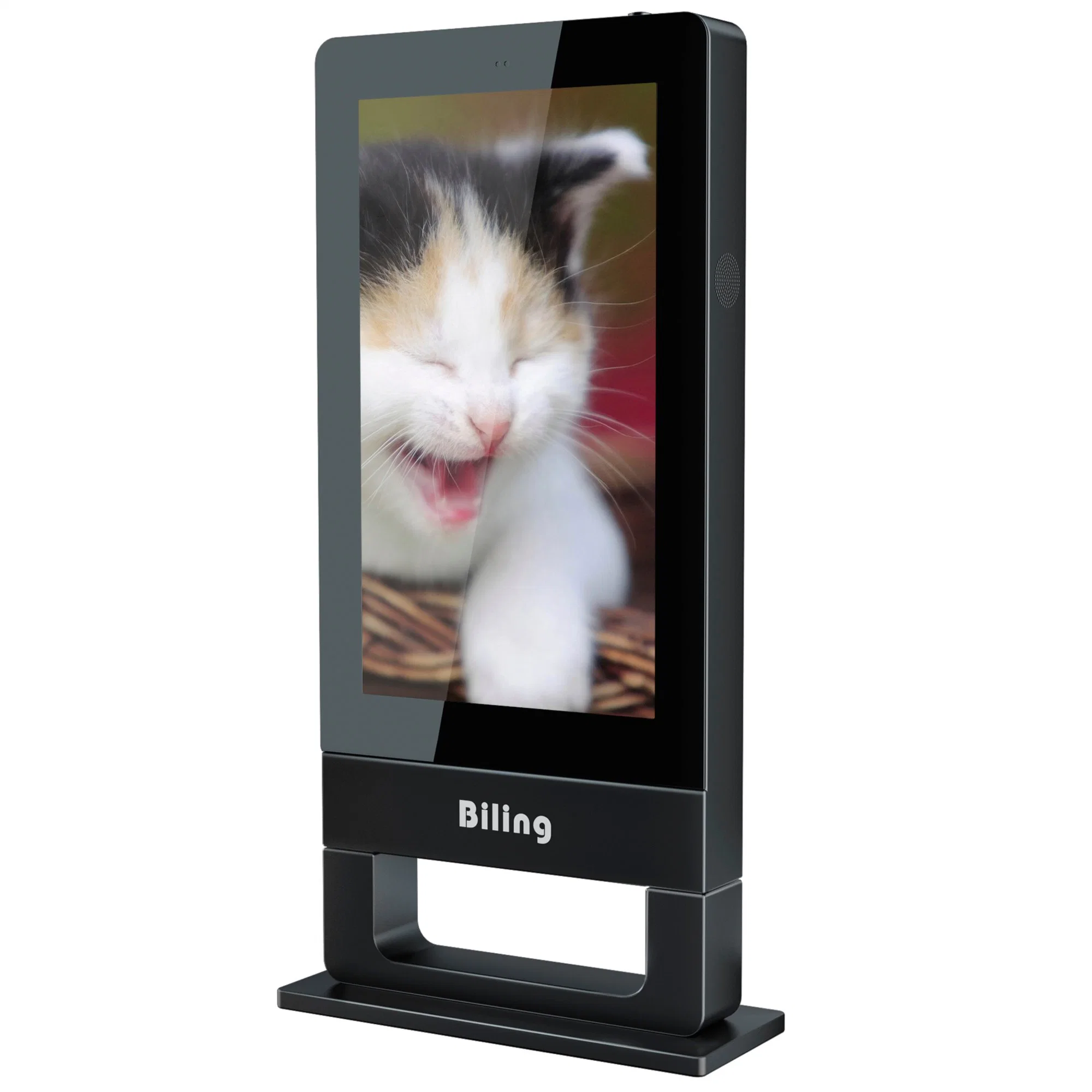 55 Inch Air-Cooled Vertical Screen Floor Ultra-Thin Outdoor Advertising Machine Download LCD Ad Screen Advertising Player