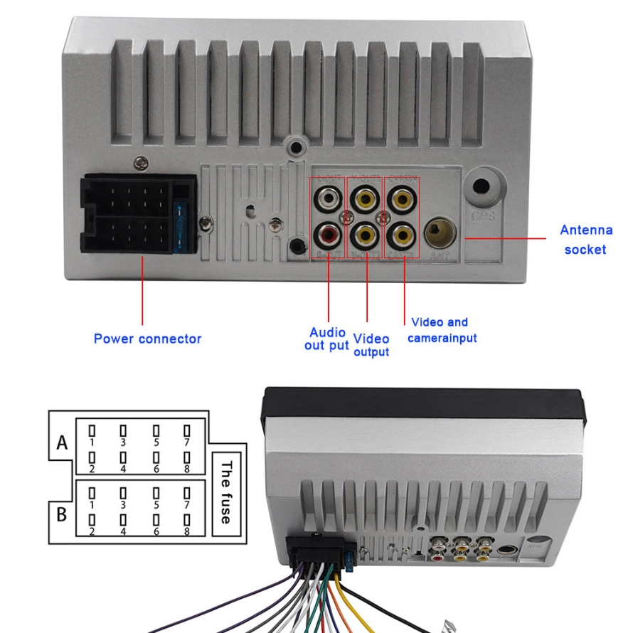 Car Radio 2 DIN MP3/MP4/MP5 Auto Radio and Video Player