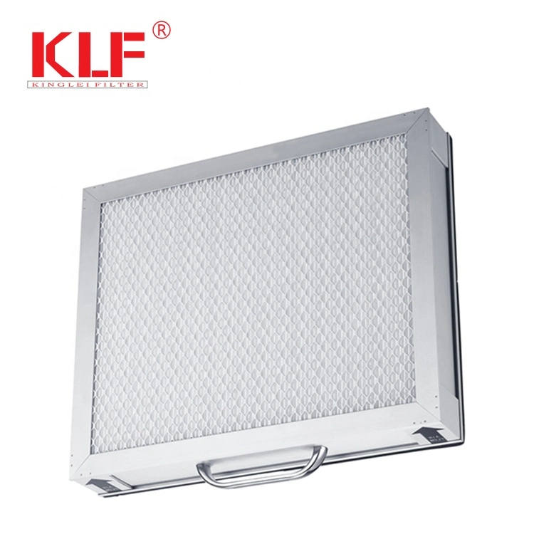 High Efficiency Aluminum Frame HEPA Panel Filter Air Purifier