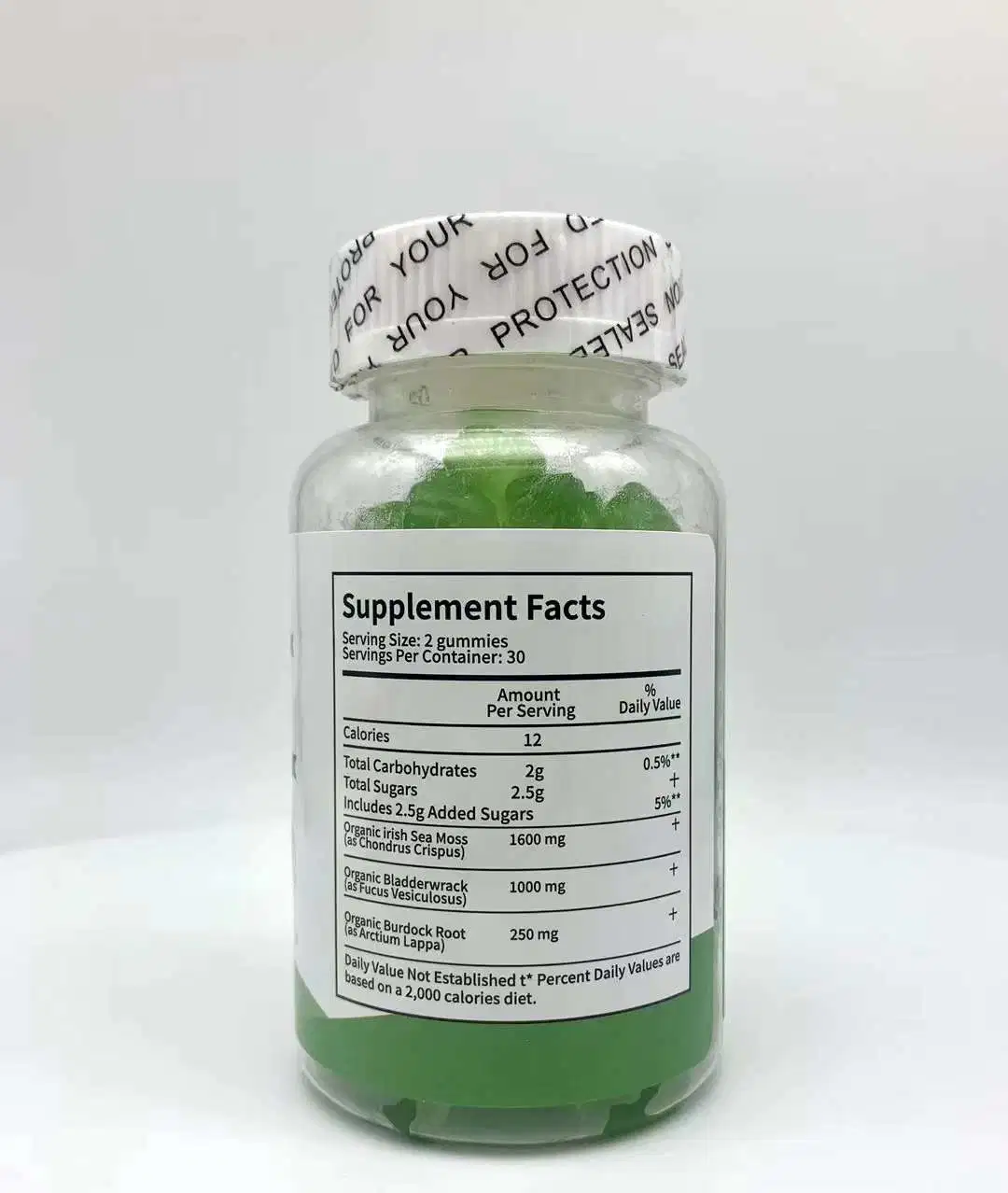 OEM suplemento saludable suplementos de Belleza niños Moss orgánicos del Mar Gummies